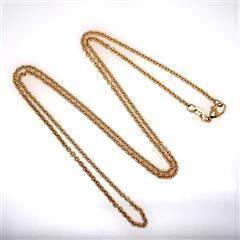 James Avery 14K Yellow Gold Cable Chain Necklace